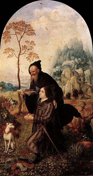 St Anthony with a Donor